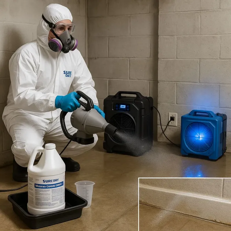 Sanitization and Odor Removal process in Eastport, NY